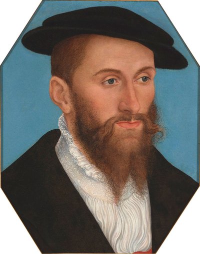 一个人的肖像 作者 卢卡斯·克拉纳赫（Lucas Cranach）