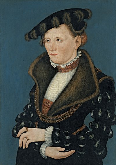 女人的画像，1539年 作者 卢卡斯·克拉纳赫（Lucas Cranach）