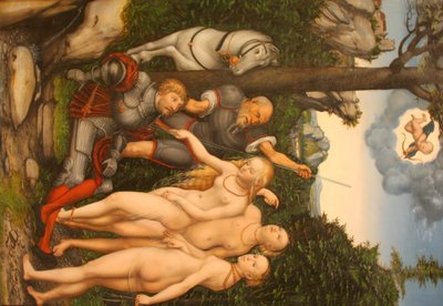 巴黎审判 作者 卢卡斯·克拉纳赫（Lucas Cranach）
