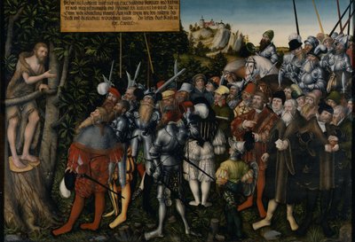 施洗约翰的讲道，1549年 作者 卢卡斯·克拉纳赫（Lucas Cranach）