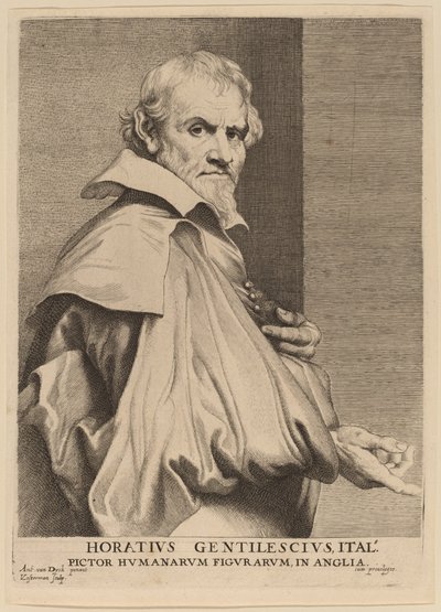 Orazio Gentileschi 作者 安东尼·范戴克爵士之后的卢卡斯·埃米尔·沃斯特曼
