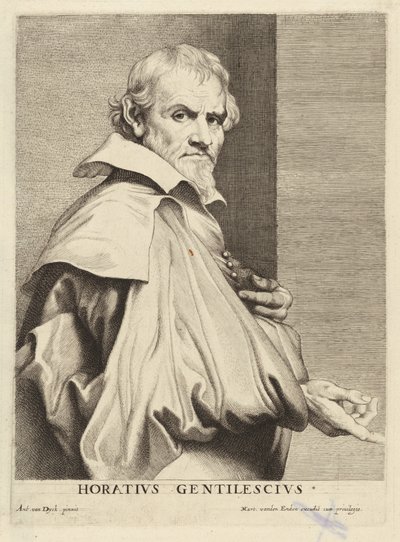奥拉齐奥-真蒂莱斯基 作者 Lucas Emil Vorsterman after Sir Anthony van Dyck