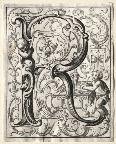 新ABC手册：R，1627年。 作者 Lucas Kilian