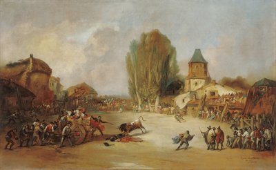乡村斗牛场上的戈林 作者 卢卡斯·贝拉斯克斯（LucasVelázquez）