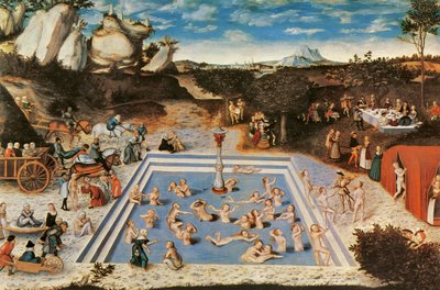 Fountain of Youth (oil on canvas) 作者 老卢卡斯·克拉纳赫