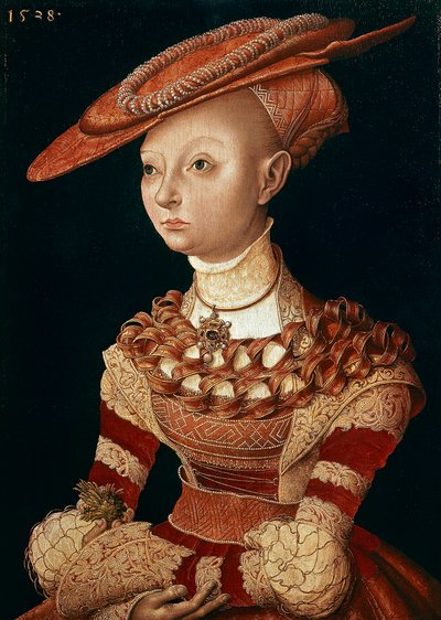 老卢卡斯-克拉纳赫（1472-1553）的女士肖像 作者 老卢卡斯·克拉纳赫