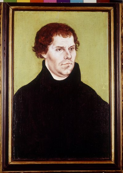 马丁路德肖像（1483 - 1546），卡纳赫画作 作者 Lucas the Elder Cranach