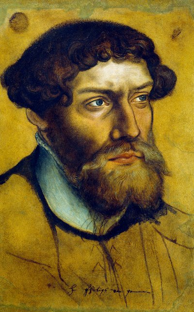 老卢卡斯-克拉纳赫（1472-1553）绘制的波美拉尼亚公爵菲利普一世的肖像，图画 作者 老卢卡斯·克拉纳赫