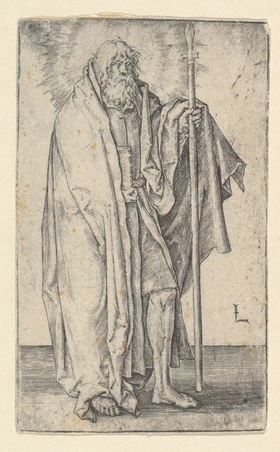 圣托马斯，约。 1510。 作者 卢卡斯·范·莱登