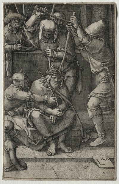 受难记披荆斩棘的基督 作者 Lucas van Leyden