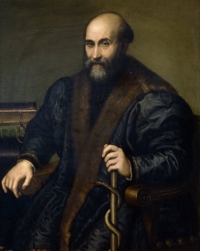 皮特罗-曼纳的肖像，1557年。 作者 露西娅·安吉索拉（Lucia Anguissola）