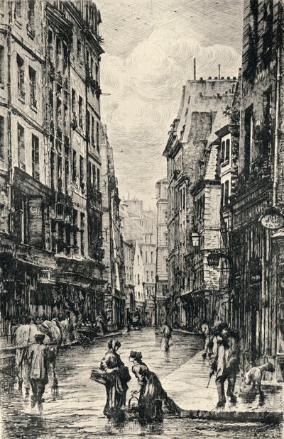 加朗德街》，1915年 作者 吕西安·戈蒂埃