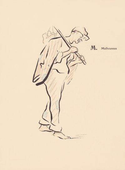 不开心先生 作者 Lucien L.（活跃于 1904 年）Henreaux