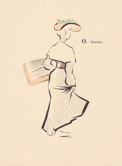 O.工人 作者 Lucien L.（活跃于 1904 年）Henreaux