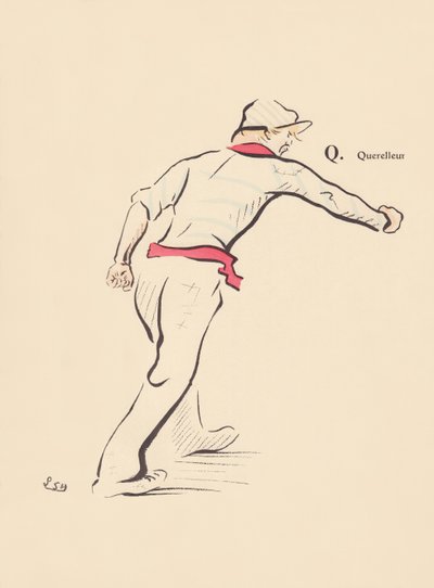 Q.Quarreller 作者 Lucien L.（活跃于 1904 年）Henreaux