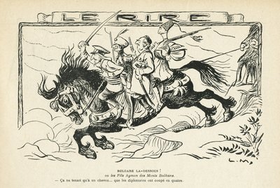 Illustration in Le Rire 作者 露西安·梅蒂（Lucien Metivet）