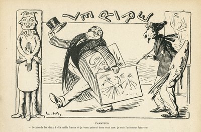 Le Rire 中的插图，02/03/12 - The amator（雕刻） 作者 露西安·梅蒂（Lucien Metivet）