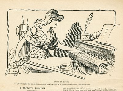 Le Rire, Satirique en N&B 作者 露西安·梅蒂（Lucien Metivet）