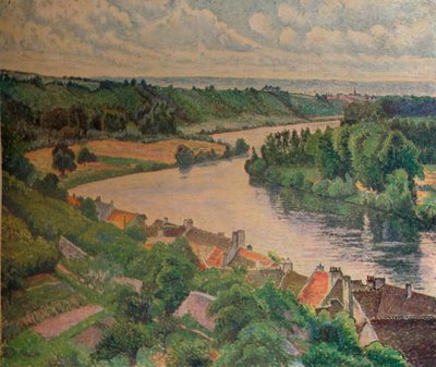 La Frette和Sartrouville，1924年。1925年 作者 露西恩·皮萨罗（Lucien Pissaro）