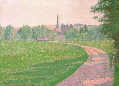 埃拉尼教堂 作者 卢西安·皮萨罗（Lucien Pissarro）