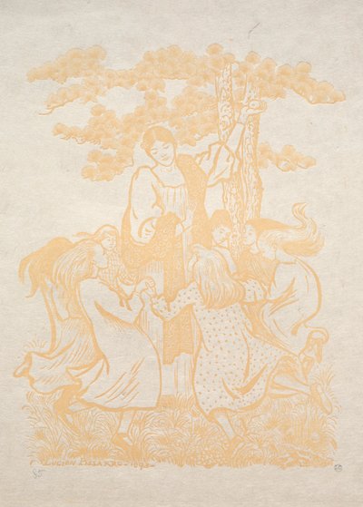 插图 25：拉隆德 作者 卢西安·皮萨罗（Lucien Pissarro）