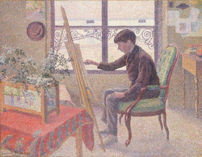工作室内部 作者 卢西安·皮萨罗（Lucien Pissarro）