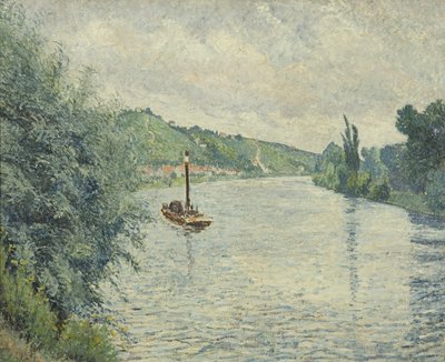 驳船 作者 卢西安·皮萨罗（Lucien Pissarro）