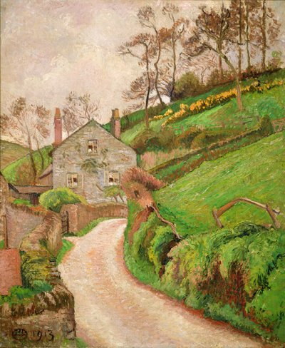 掌柜者的房子，或园丁的小屋 作者 卢西安·皮萨罗（Lucien Pissarro）