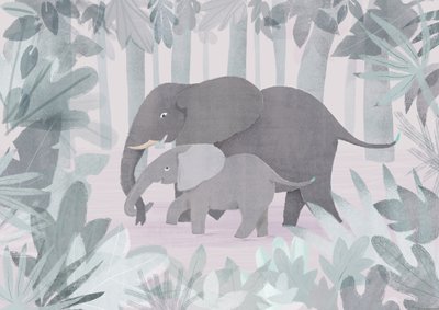 大象》，2015 年（数字） 作者 露西·巴纳吉