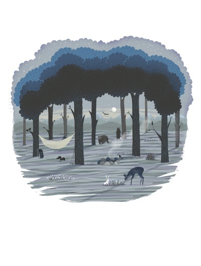 大户外》，2015 年（数字） 作者 露西·巴纳吉