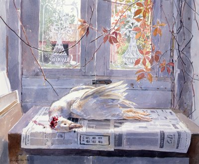夏天（甘德的哀歌）1994（水彩画 作者 露西·威利斯