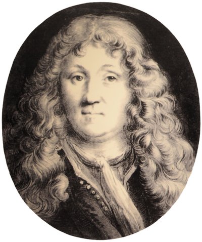 Ludolf Bakhuizen 的自画像 作者 鲁道夫·巴克惠曾