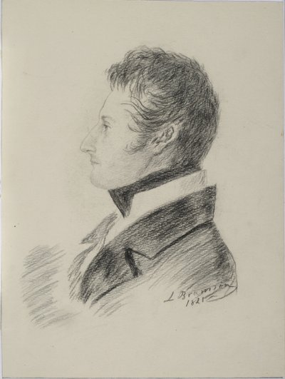 Matvey Yuryevich Vilyegorsky伯爵的肖像 1794-1866, 1821年 作者 路德维希·布拉姆森