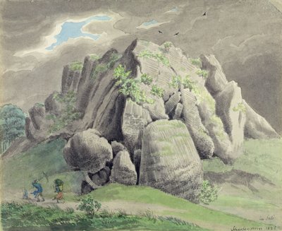 古登堡附近的沙芬斯坦 作者 路德维希·埃米尔·格林