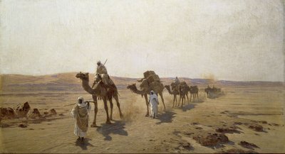 阿拉伯大篷车，1903年 作者 路德维希·汉斯·费舍尔