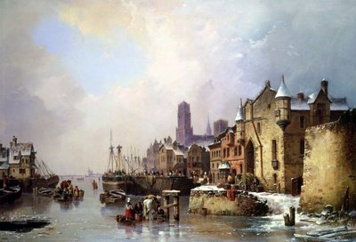 冬天在Konigsberg（加里宁格勒） 作者 路德维希·赫尔曼