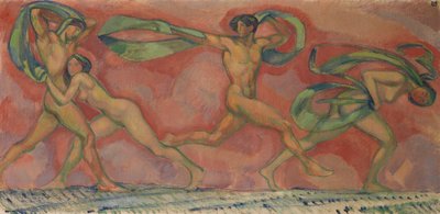 舞蹈门楣，1912年。 作者 路德维希·冯·霍夫曼
