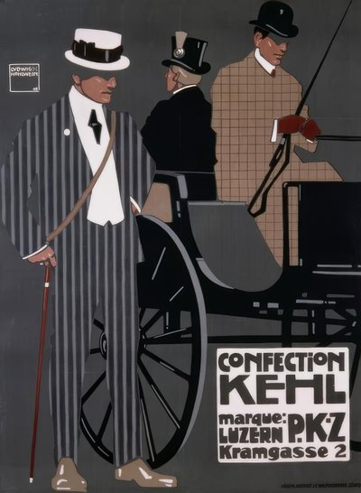 CONFECTION KEHL / marque: PKZ LUZERN 2 KRAMGASSE 作者 路德维希·霍尔文