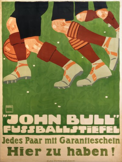 JOHN BULL FUSSBALLSTIEFEL. Jedes Paar mit Garantieschein. Hier zu haben! 作者 路德维希·霍尔文