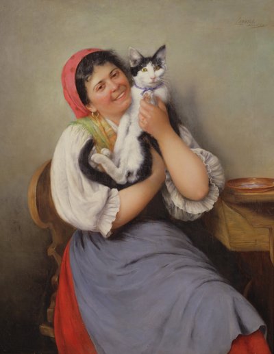她最喜欢的猫 作者 路德维希·科尔（Ludwig Kohrl）