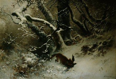 冬季景观 作者 路德维希·芒特（Ludwig Munthe）