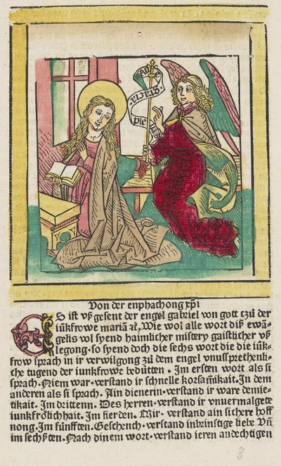 耶稣受难节的精神颂歌 作者 Ludwig Schongauer，德国 15 世纪，萨克森的卢道夫