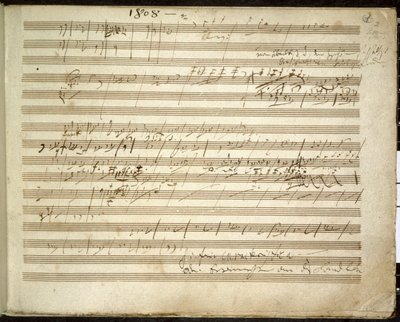 Add.31766，f.2 F大调第六交响曲，作品 68，亦称田园交响曲（纸本墨迹） 作者 路德维希·范·贝多芬
