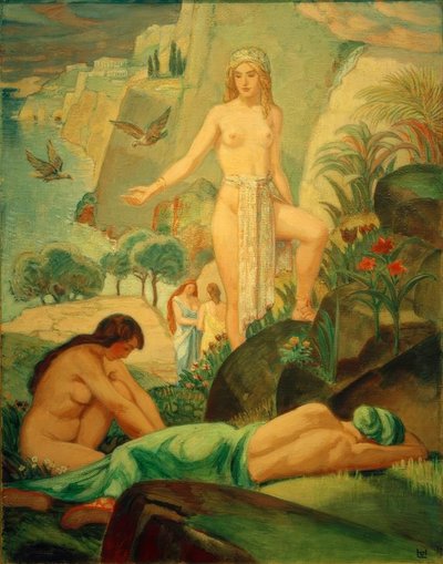 阿芙罗狄蒂 作者 Ludwig von Hofmann