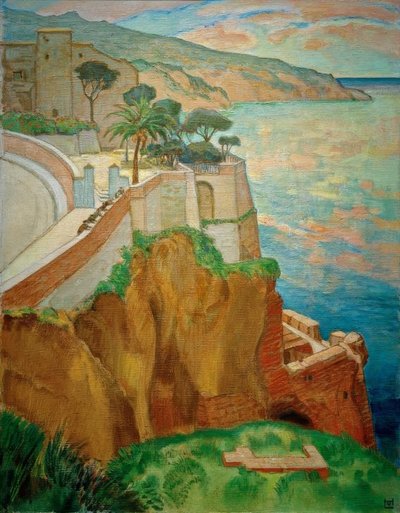 索伦托海岸 作者 路德维希·冯·霍夫曼