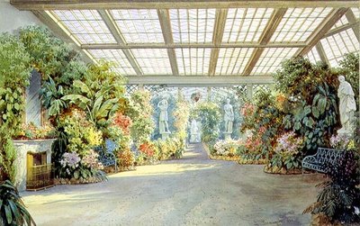 冬季花园 作者 路易吉·普雷马齐（Luigi Premazzi）