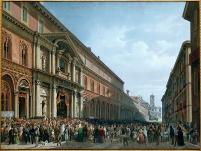 米兰 Ospedale maggiore 的宗教盛宴（绘画 作者 路易吉·巴特扎蒂（Luigi Bartezzati）