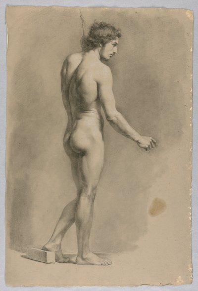 男性裸体 作者 Luigi Calamatta
