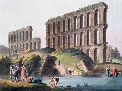 古代迦太基的大水渠遗址》，突尼斯，1803年 作者 路易吉·梅耶（Luigi Mayer）