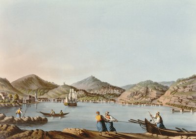 萨摩斯岛的西部港口，从奥斯曼帝国的观点，酒吧60。作者：R. Bowyer，1810（aquatint） 作者 路易吉·梅耶（Luigi Mayer）